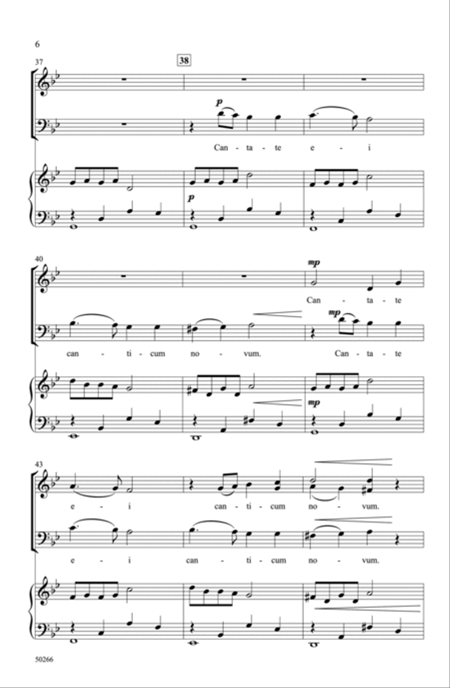 Confitemini Domino Choir scores gallery preview page 5