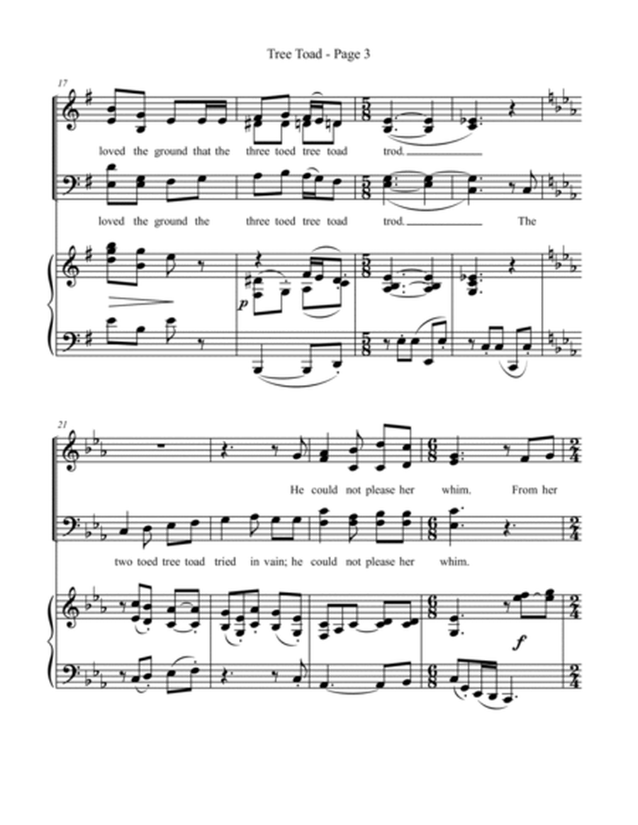 Ten Tone Twisters for SATB Choir & Piano