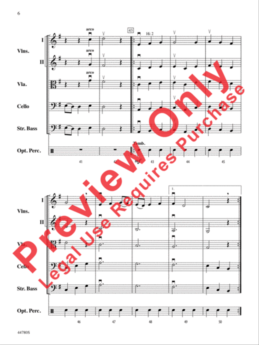 Medieval Dance String Orchestra scores gallery preview page 15