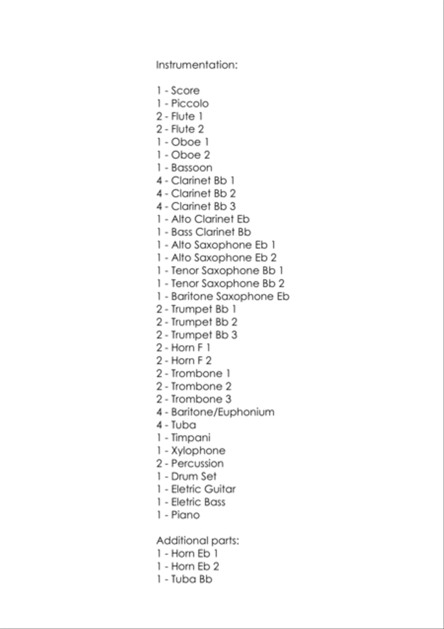 All Night Long (all Night) Concert Band scores gallery preview page 2