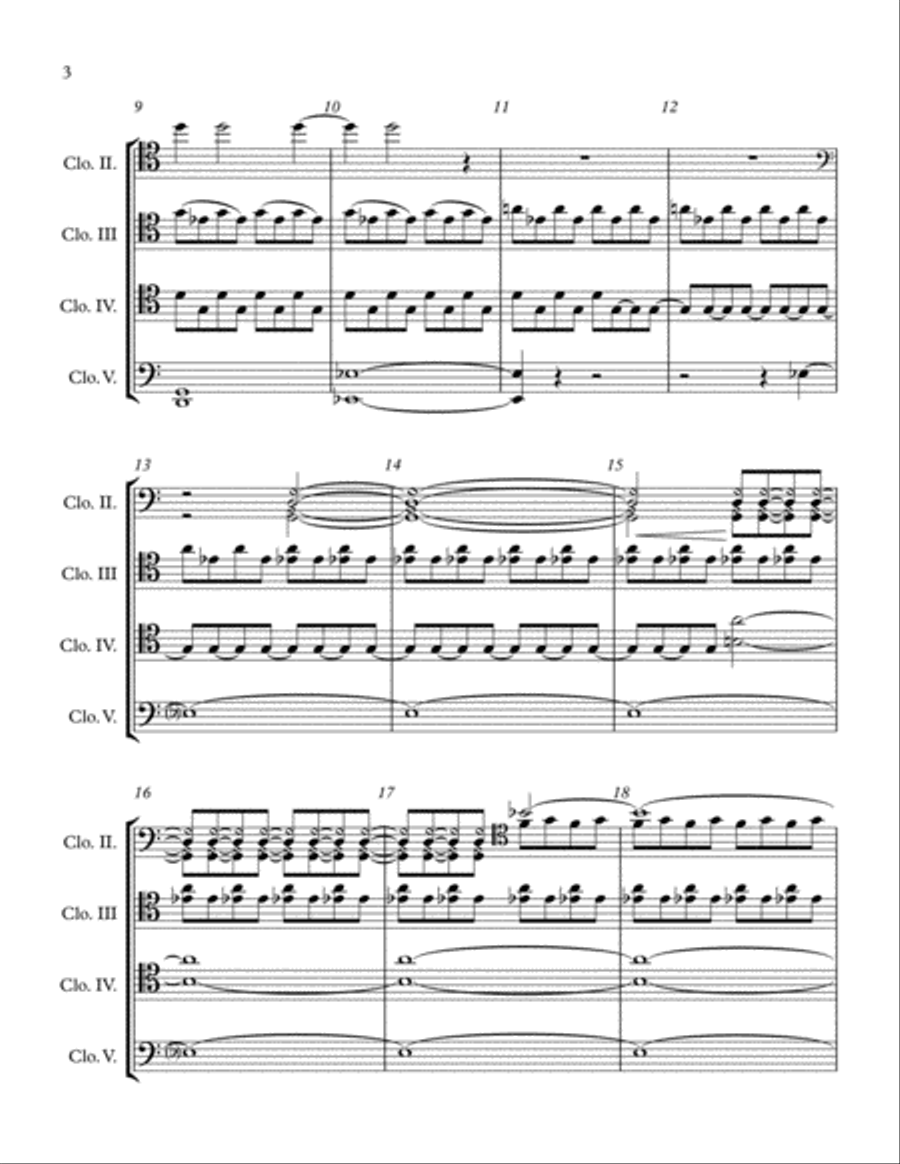 Cello (5)tet and Game Recognize Game Cello Solo scores gallery preview page 4