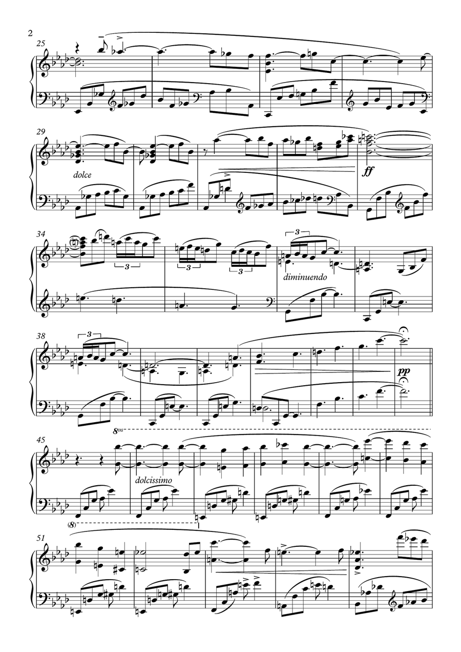 barcarolle Piano Solo scores gallery preview page 2