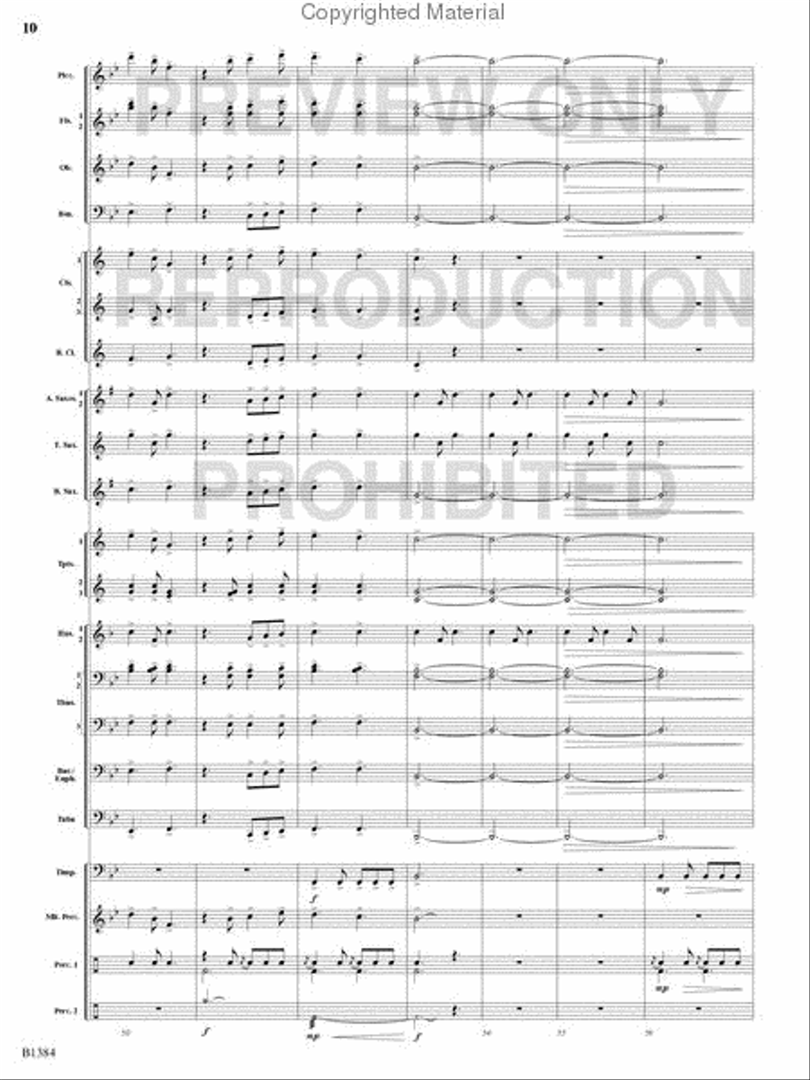 Summer Resounding! Concert Band scores gallery preview page 9
