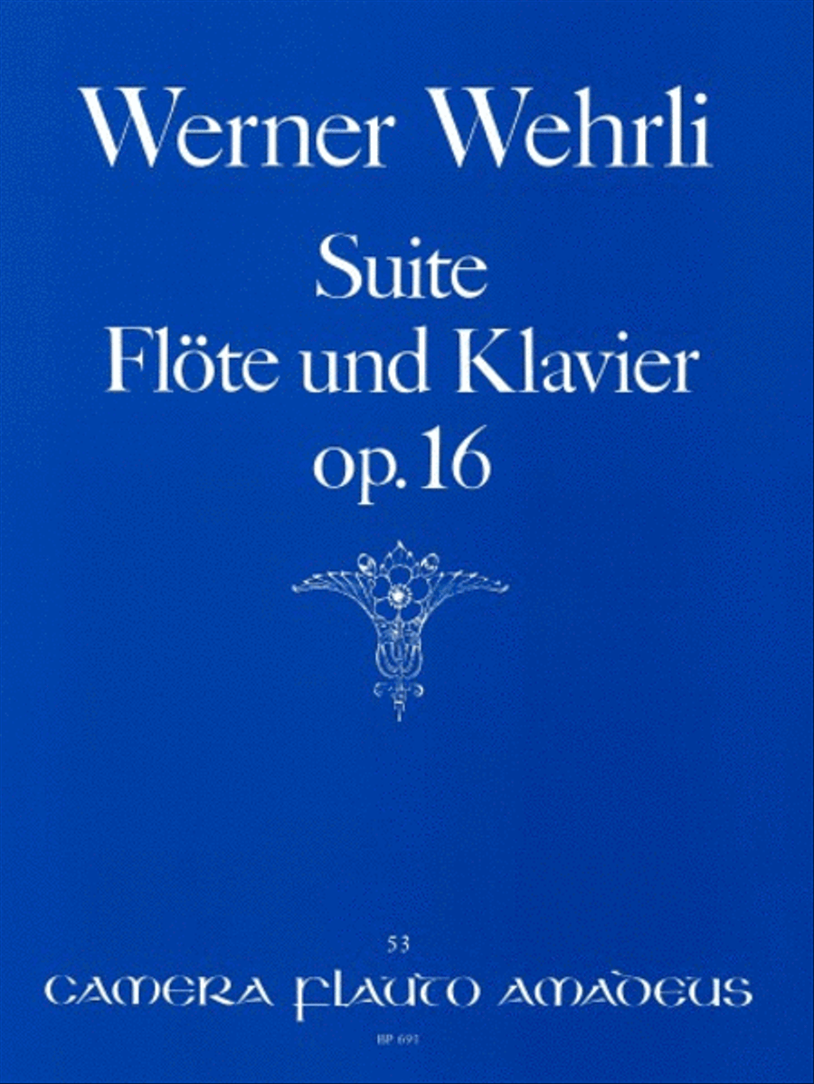 Suite op. 16 Flute Solo scores gallery preview page 1