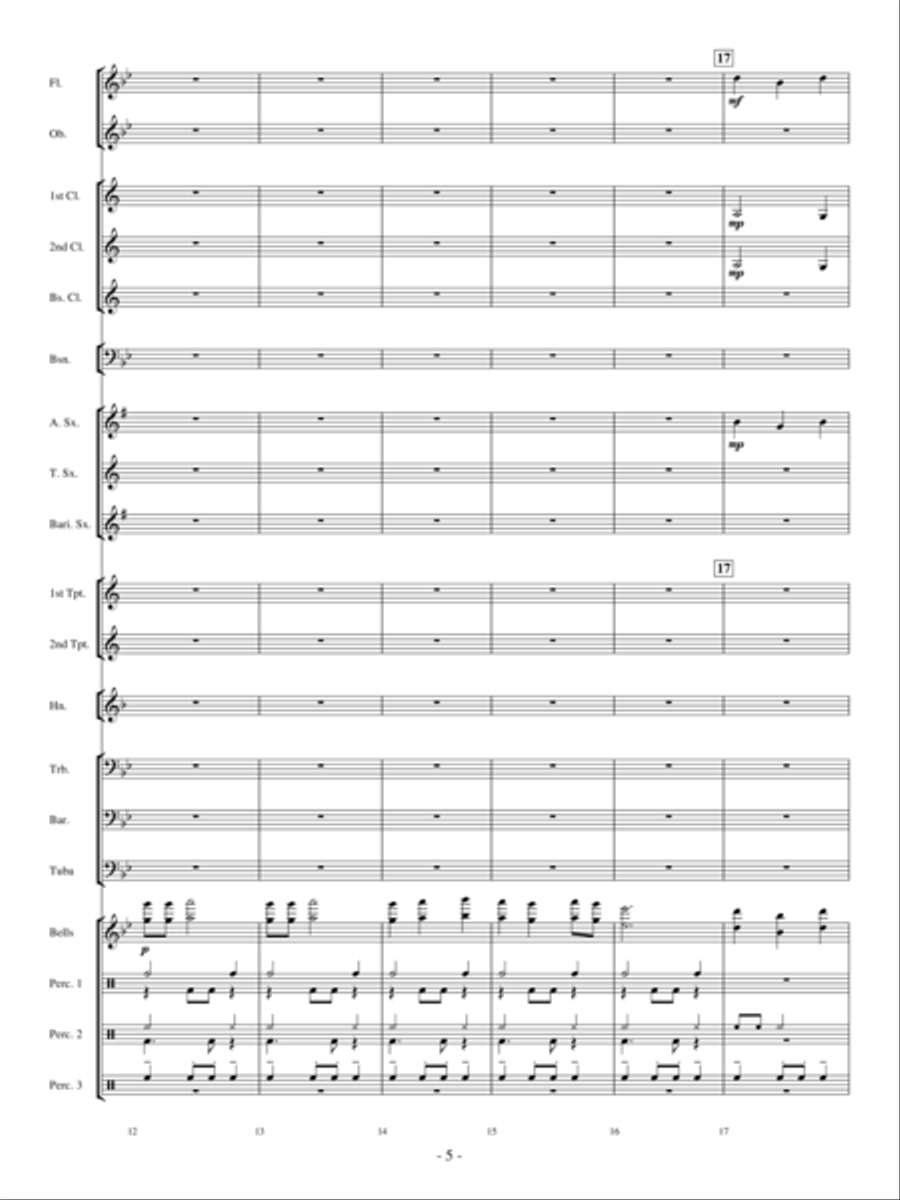 Sakura Sakura Concert Band scores gallery preview page 4
