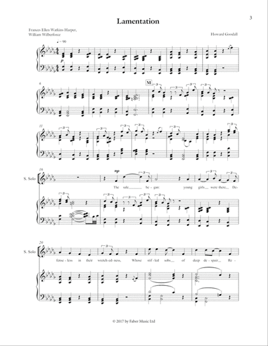 Lamentation from Invictus: A Passion 4-Part scores gallery preview page 4