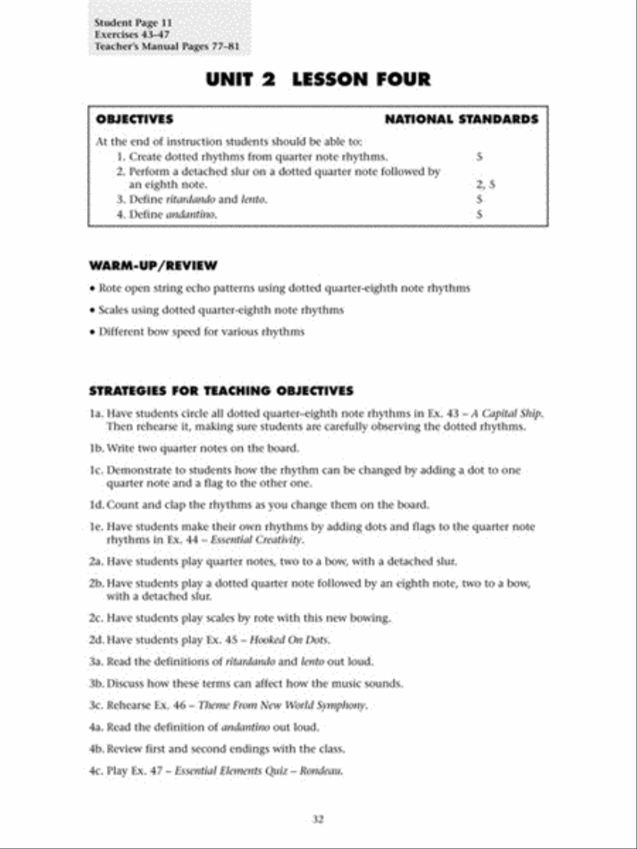 Essential Elements for Strings – Book 2 String Orchestra scores gallery preview page 5
