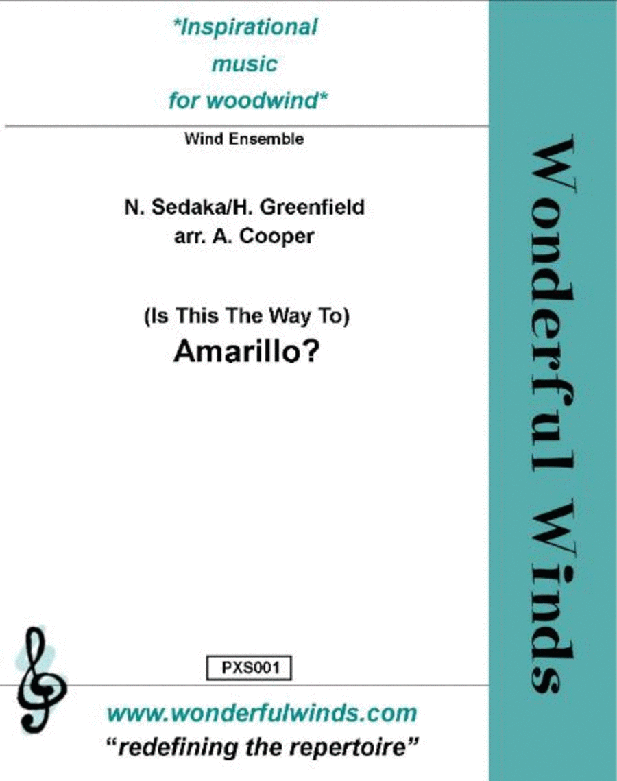 (Is This The Way To) Amarillo? Alto Saxophone scores gallery preview page 1