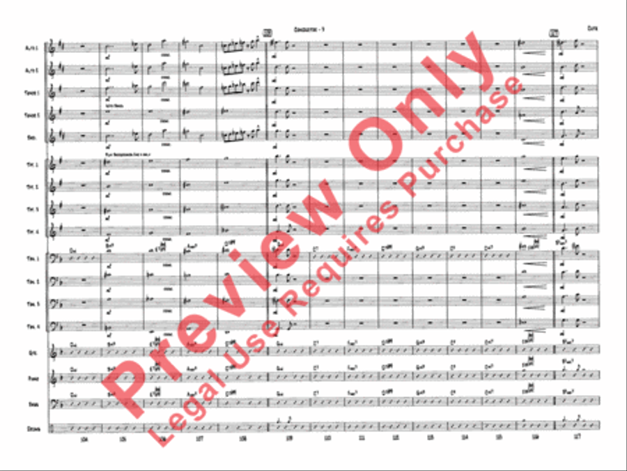 Cute Jazz Ensemble scores gallery preview page 11
