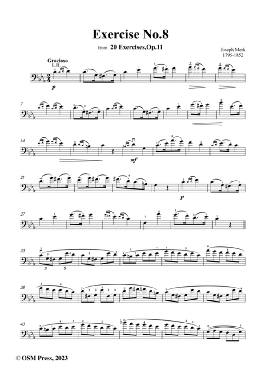 Merk-Exercise No.8,Op.11 No.8,from '20 Exercises,Op.11',for Cello image number null