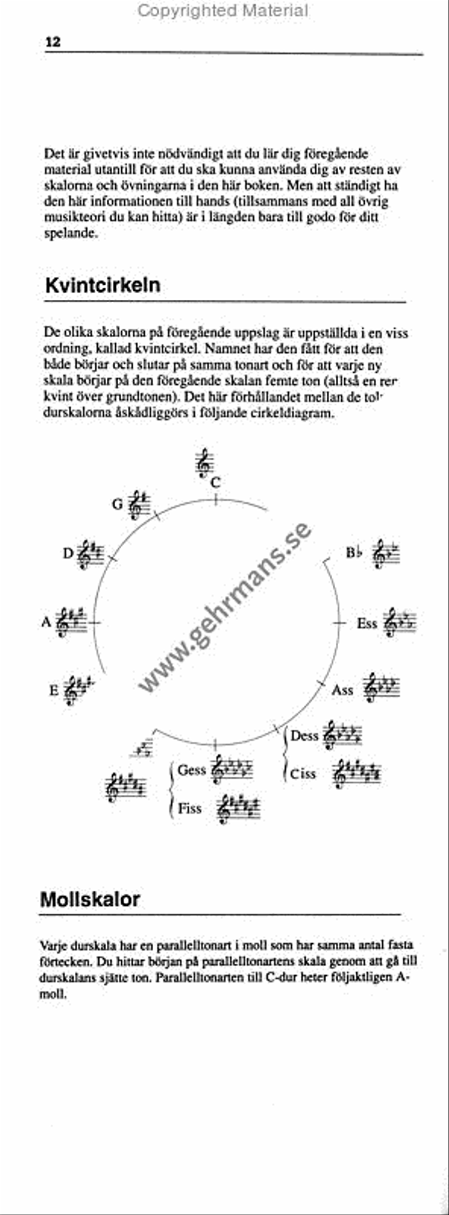 Skalboken for gitarrfodralet Guitar scores gallery preview page 6