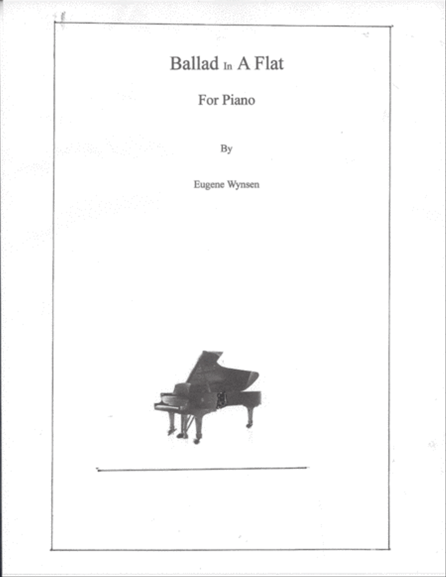 Ballad in A Flat Ballad in A Flat Piano Solo scores gallery preview page 1