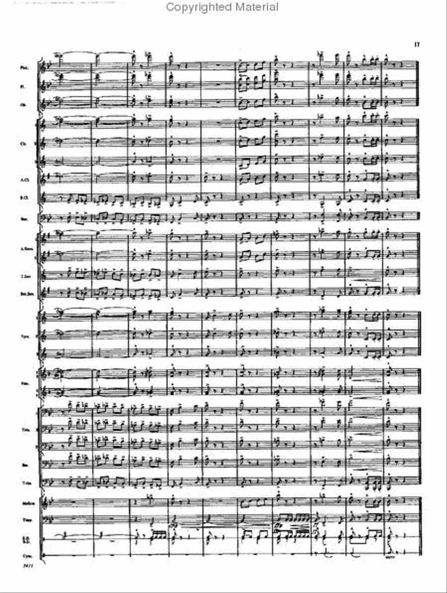 Silvercrest Concert Band scores gallery preview page 16