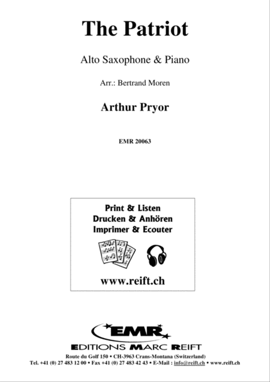 The Patriot Alto Saxophone scores gallery preview page 2