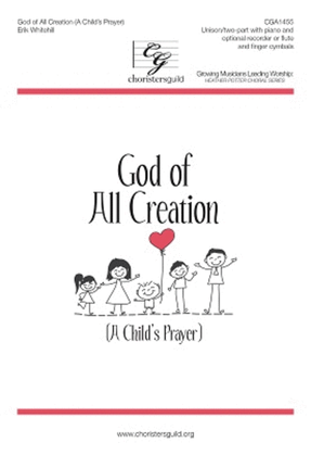 God of All Creation (A Child's Prayer)