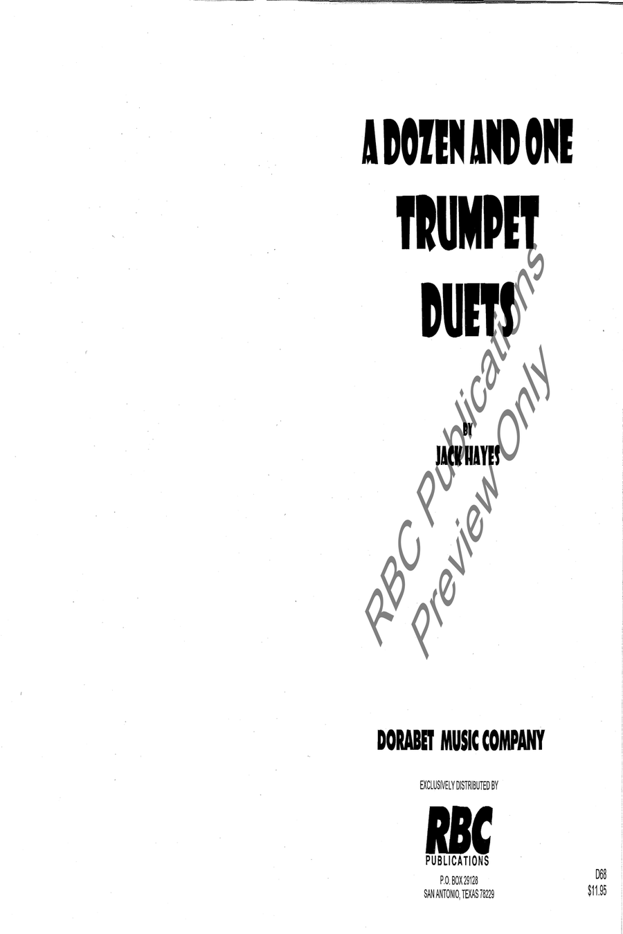 Dozen And One Trumpet Duets Trumpet Duet scores gallery preview page 2
