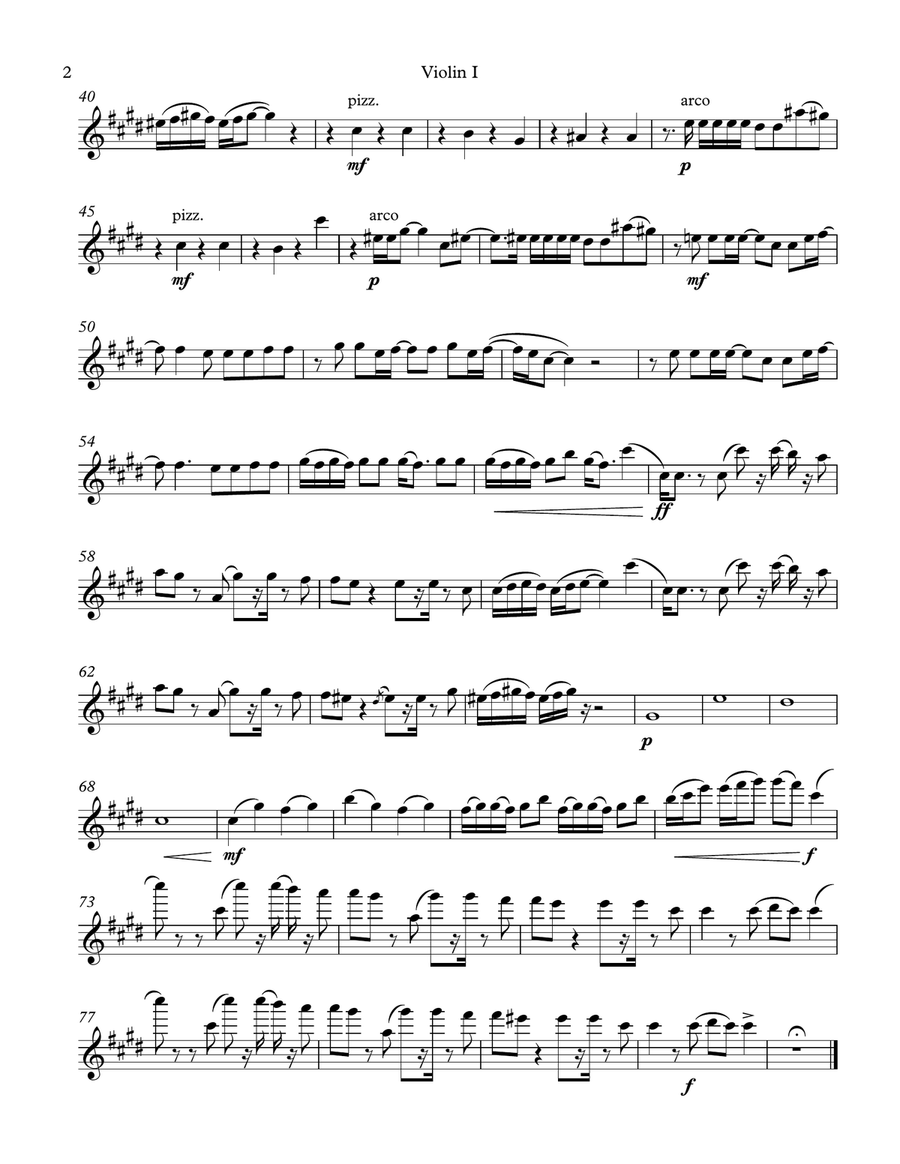 Whistle String Quartet scores gallery preview page 2