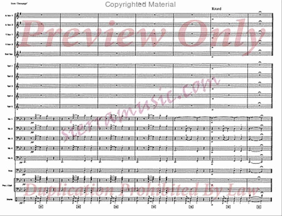 Decoupage Jazz Ensemble scores gallery preview page 22
