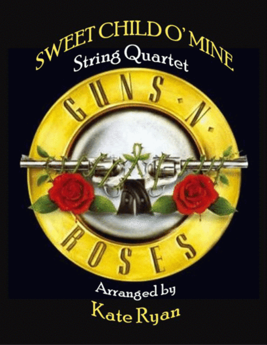 Sweet Child O' Mine String Quartet scores gallery preview page 1