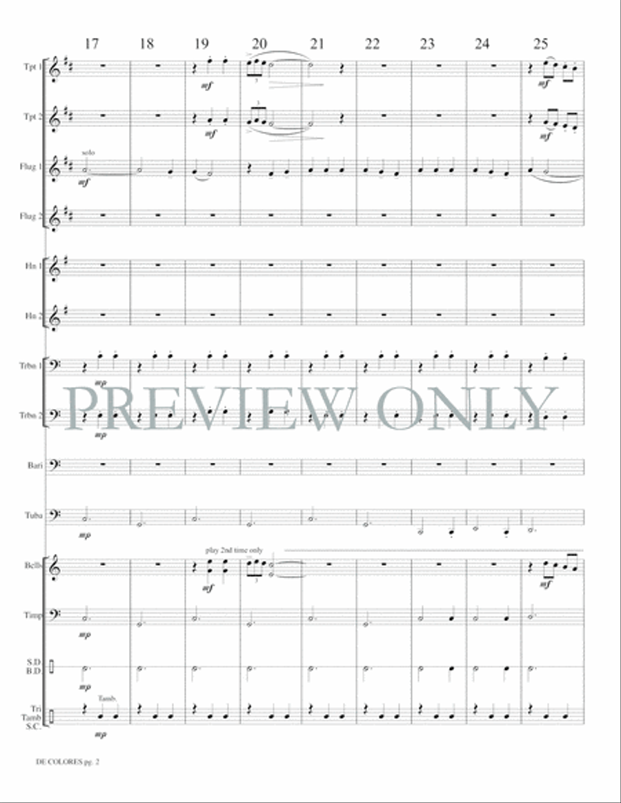De Colores De Colores Small Ensemble scores gallery preview page 5