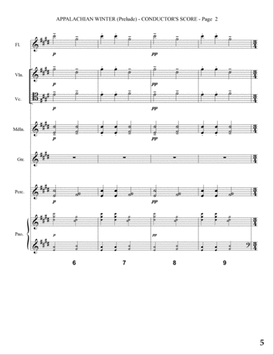 Appalachian Winter (A Cantata For Christmas) - Score Choir scores gallery preview page 3