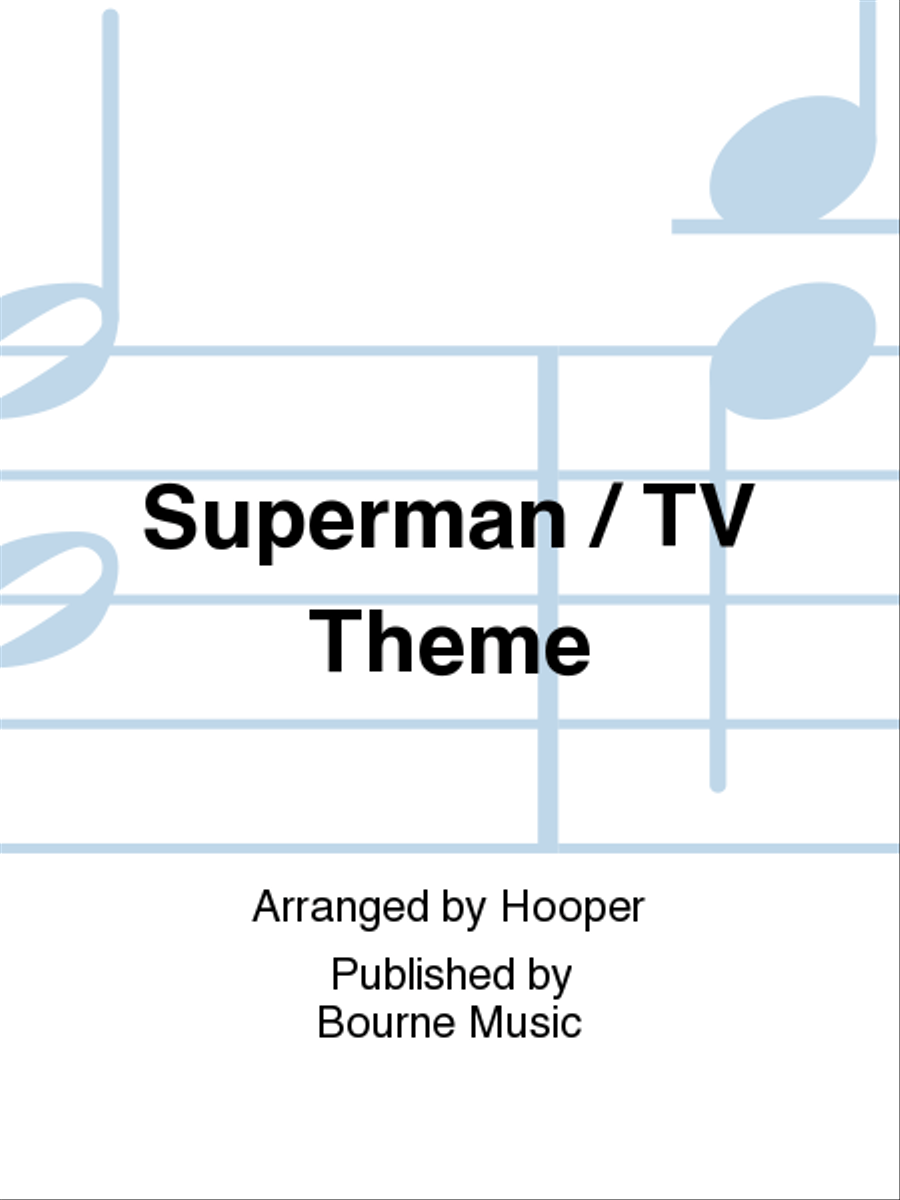 Superman / TV Theme Jazz Ensemble scores gallery preview page 1