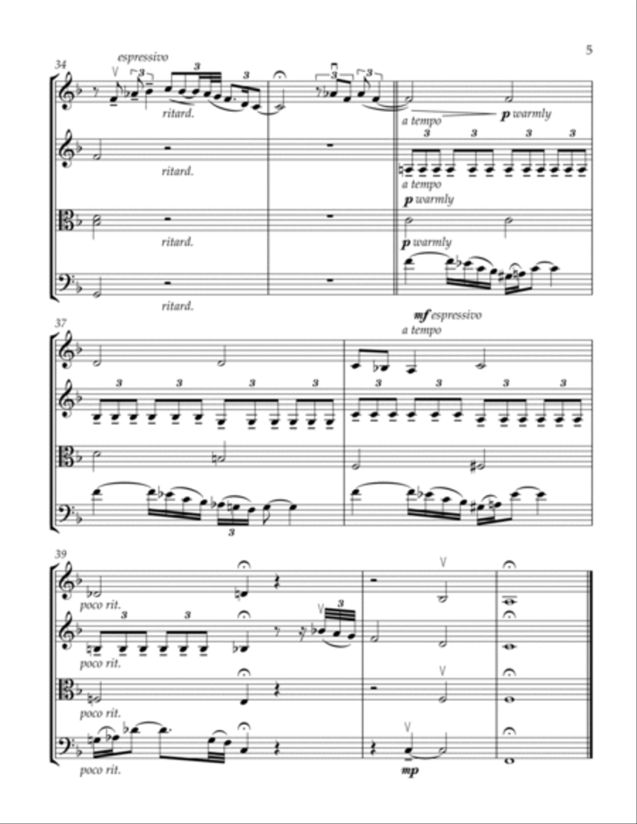 At Last At Last String Quartet scores gallery preview page 6