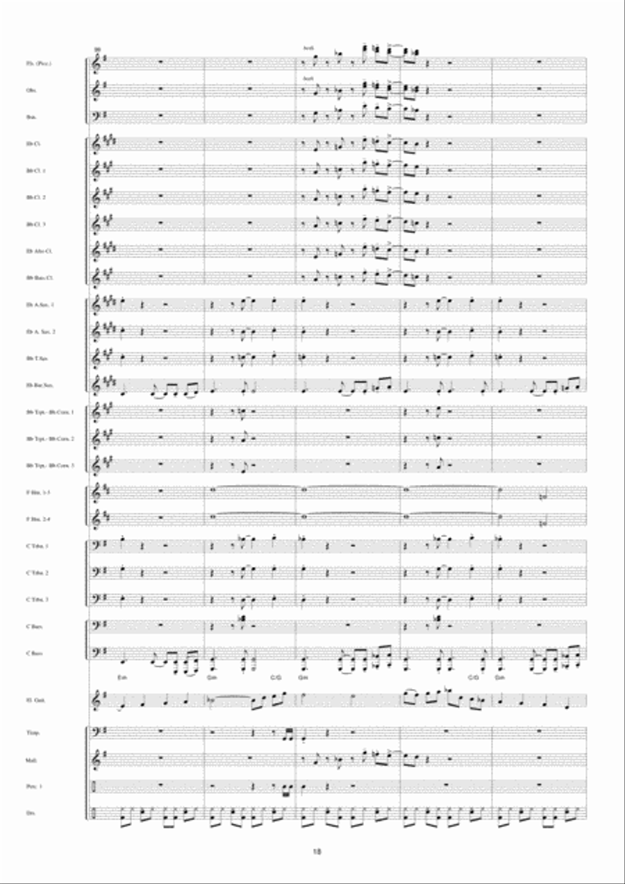 Full Option Full Option Concert Band scores gallery preview page 19
