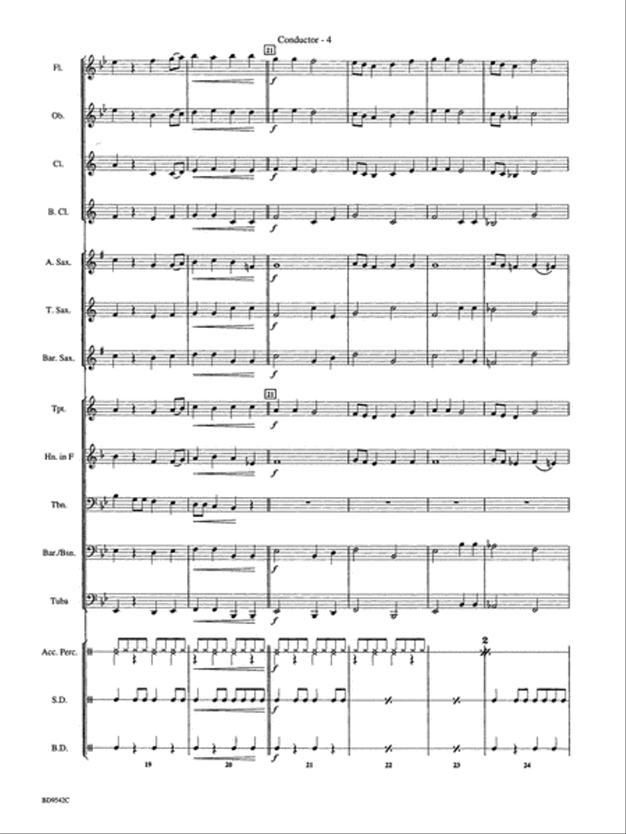 Trombo Mambo (Trombone Feature): Score Concert Band scores gallery preview page 6