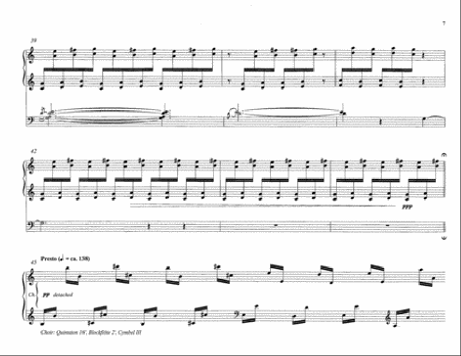 Les carillons de la destinée et de l'éternité Organ scores gallery preview page 5
