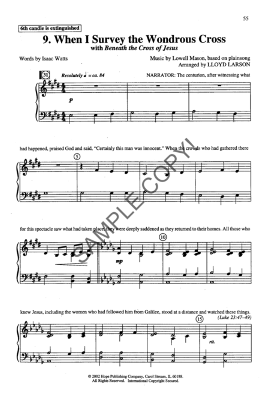 Shadow of the Cross 4-Part scores gallery preview page 41