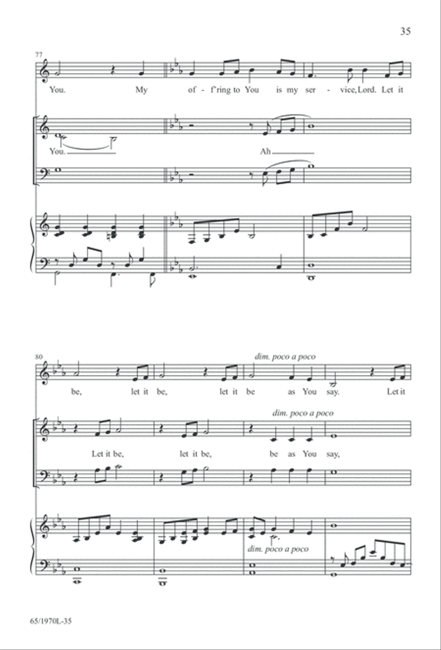 A Great and Mighty Wonder 4-Part scores gallery preview page 36