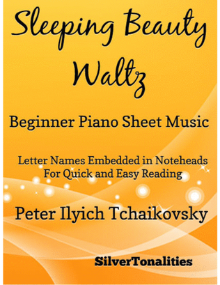 Book cover for Sleeping Beauty Waltz Beginner Piano Sheet Music