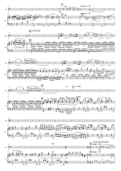 An Arabian Adventure for Bassoon & Orchestra, Op 57 - Piano score & solo part image number null