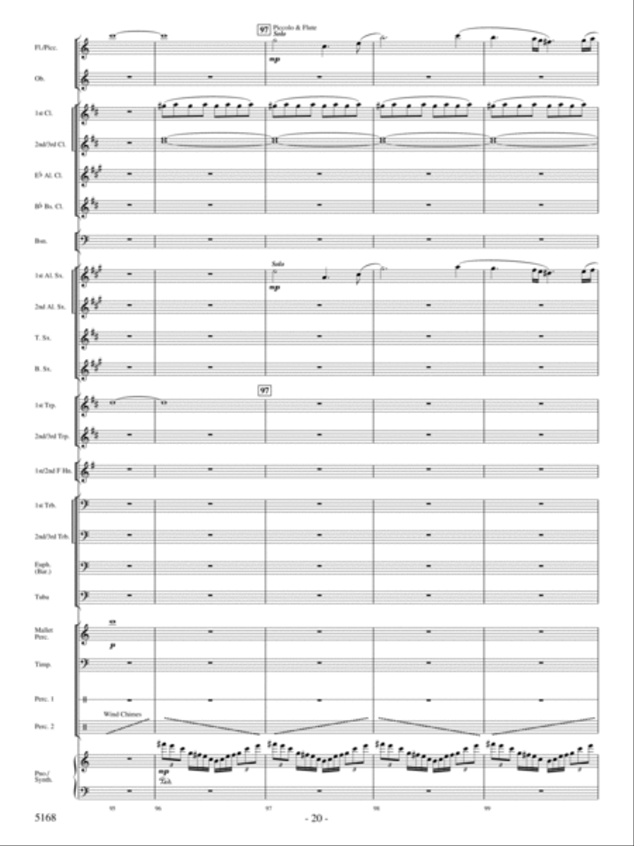 Brule River Celebration Concert Band scores gallery preview page 19