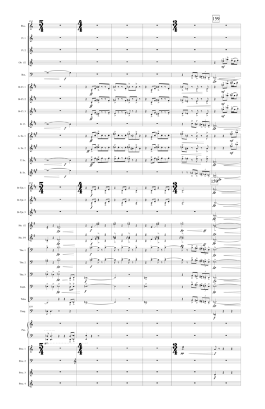 With Voice of Triumph Raised Concert Band scores gallery preview page 25