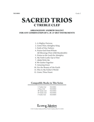 Sacred Trios (C Treble Clef)