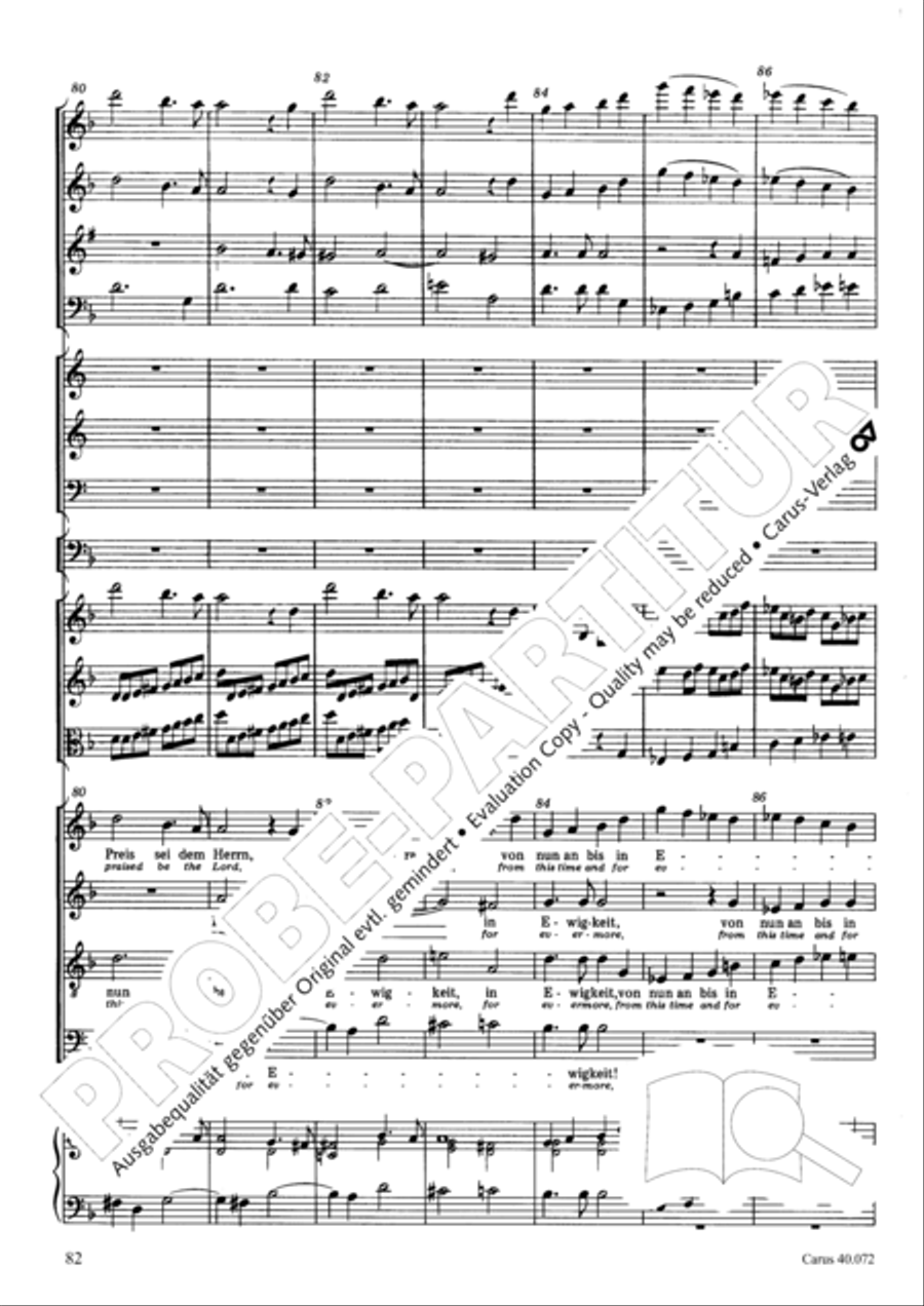 Psalm 42 Psalm 42 4-Part scores gallery preview page 82