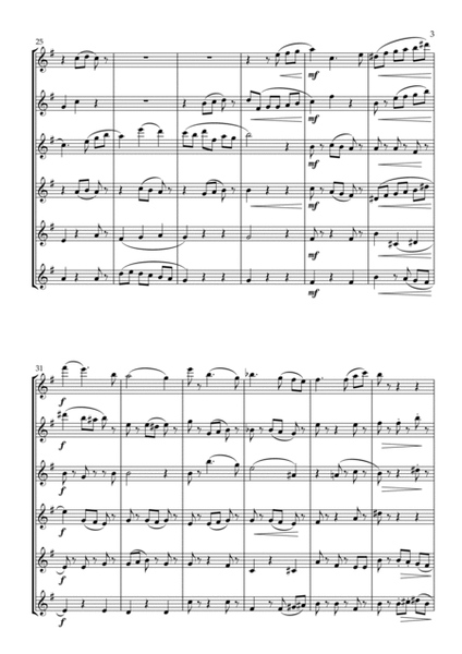 "Waltz of the Harlequins" for Flute Choir (6 C Flutes) image number null