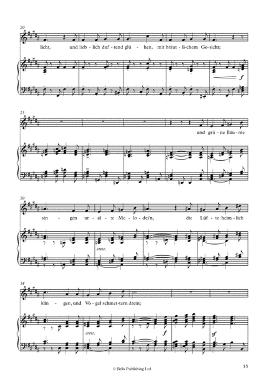 Aus alten Marchen, Op. 48 No. 15 (B Major) Voice Solo scores gallery preview page 2