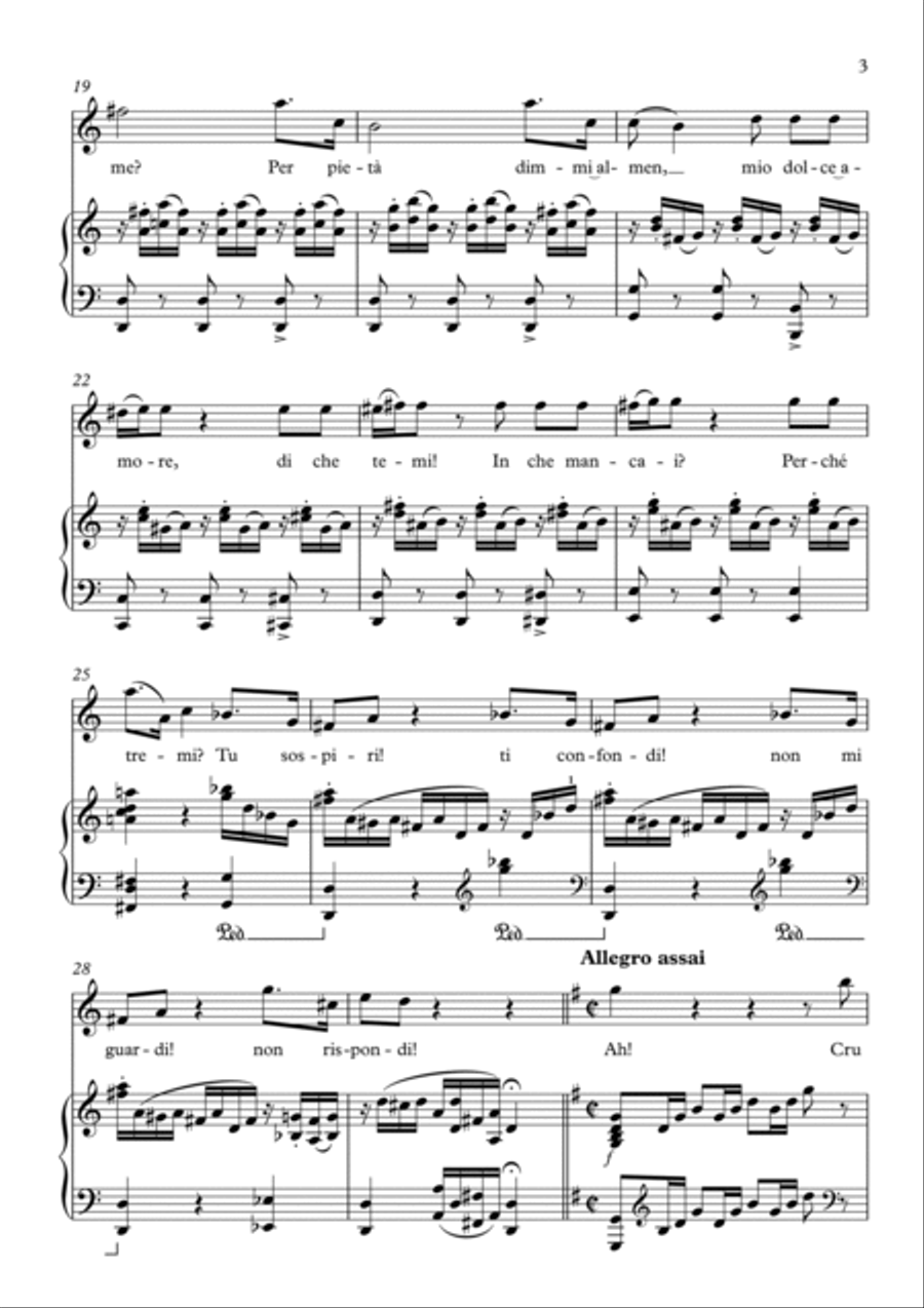 Senza un addio? Voice scores gallery preview page 3