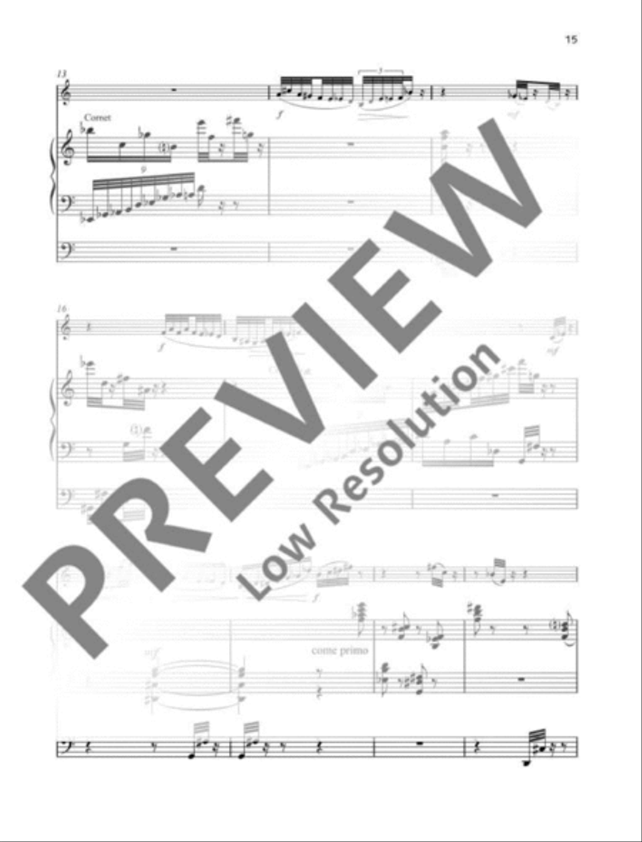 L'Ebauche d'un souffle Trumpet scores gallery preview page 16