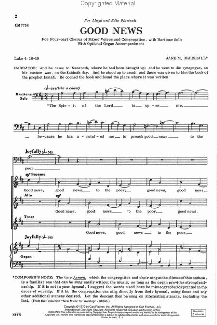 Good News Good News Choir scores gallery preview page 2