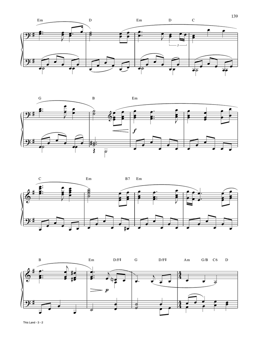This Land (from The Lion King) Piano Solo scores gallery preview page 2