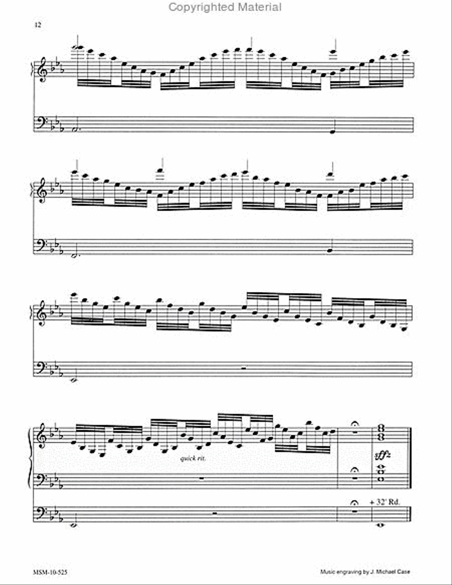 Three Hymn Settings for Organ, Set 2 Organ scores gallery preview page 8