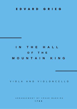 Book cover for In The Hall Of The Mountain King - Viola and Cello (Full Score and Parts)