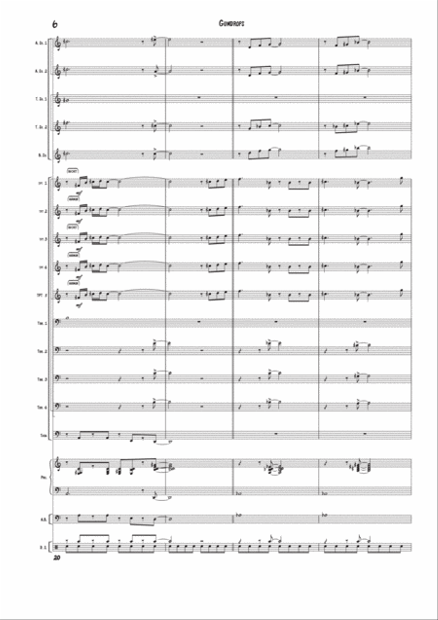 Gumdrops Jazz Ensemble scores gallery preview page 6