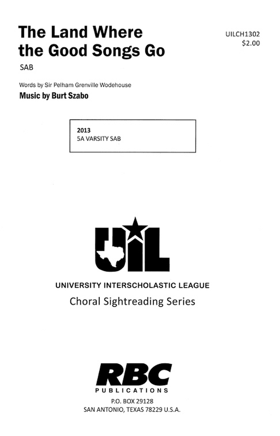 The Land Where The Good Songs Go (SAB) 3-Part scores gallery preview page 1
