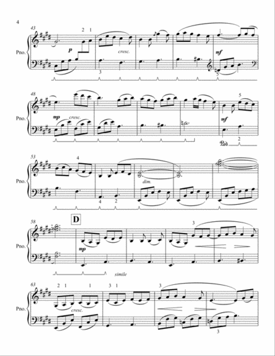 Dance of Joy Piano Solo scores gallery preview page 4