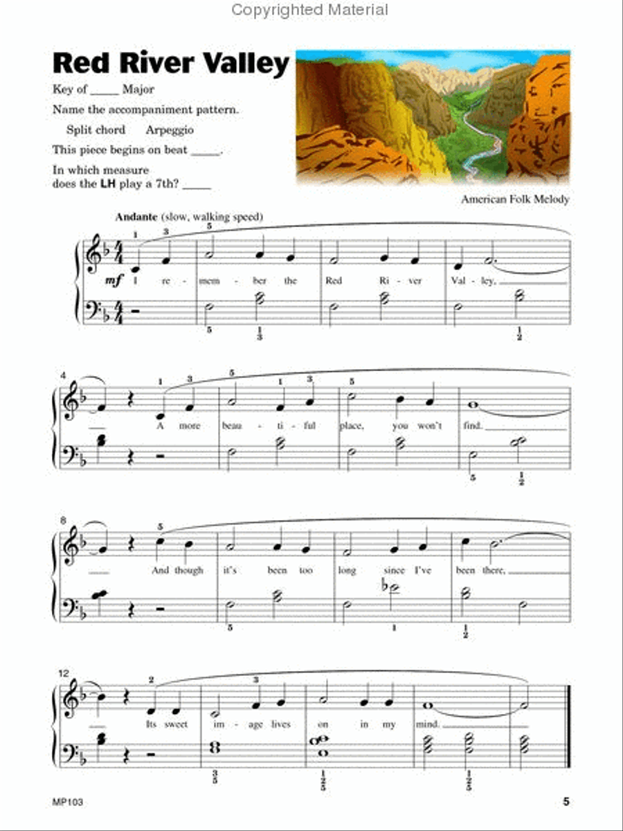 Piano Town, Lessons - Level 3 Piano Method scores gallery preview page 3